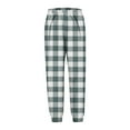 thumbnail image 6 of Frostluinai Plaid Joggers for Teen Girl 3-15Y High Waist Baggy Cinch Bottom Pants Funny Color Block Dancewear Y2K Sweat Pants with Pocket, 6 of 6