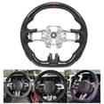 thumbnail image 4 of Carbon Fiber Steering Wheel Racing Steering Wheel Steering Wheel Replacement Nappa Perforated Leather Steering Wheel Carbon Fiber Steering Wheel Nappa Perforated Leather Red, 4 of 8