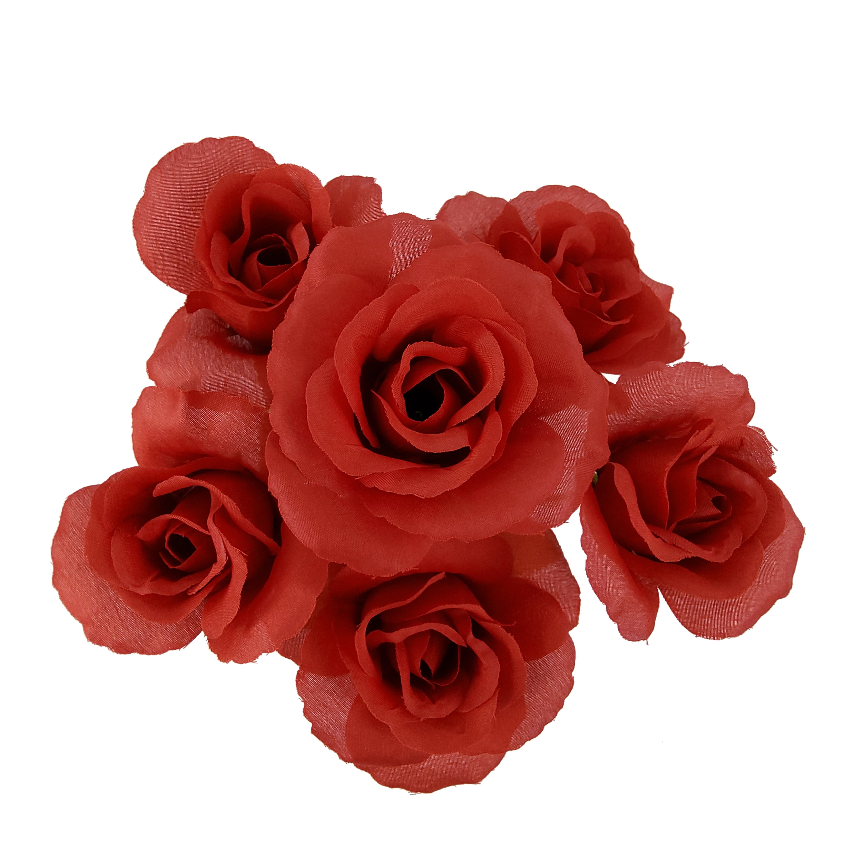 Mainstays 14"  Artificial Flower Pick, Rose, Red. Indoor Use