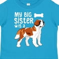 thumbnail image 4 of Inktastic My Big Sister is a Saint Bernard (white) Boys or Girls Toddler T-Shirt, 4 of 5