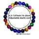 thumbnail image 4 of Pulsera con piedras preciosas Cristales que aumentan la energía para el bienestar ¡Una opción elegante y significativa!, 4 of 6
