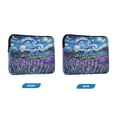 thumbnail image 2 of Wobogo Lavender Starry Night Laptop Sleeve 15.7 inch Lightweight Zipper Design Soft Padded Protection Against Scratches and Impacts, 2 of 8