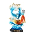 thumbnail image 2 of Estatua de peces Feng Shui chinos de 12,8 pulgadas, figura decorativa para el hogar, regalo de inauguración de la casa Peces rojos y azules, 2 of 9
