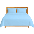 thumbnail image 1 of Sábanas Matrimoniales Lisas We2 Dream 100% Algodón Color Azul Brisa 4 Piezas, 1 of 10
