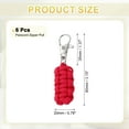 thumbnail image 2 of Uxcell Paracord Zipper Pull Polyester Replacement Woven Rope with Metal Clasp for Backpacks Red, 2 of 7