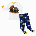 thumbnail image 5 of TOWED22 Toddler Pajamas Boys Pyjamas 2pcs Long Sleeves Pjs Sets for Kids Fall Winter Sleepwears 6-12 Months 12-24 Months 2t 3t 4t 5t 6t 7t 8t 9t Children,Yellow,3-4 Y, 5 of 5