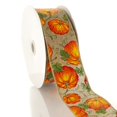 thumbnail image 2 of Ribbon Traditions 2 1/2" Wired Ribbon Pumpkins on Natural Burlap 10 Yards, 2 of 4