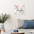 thumbnail image 2 of Wynwood Studio Canvas The Lord is Floral and Botanical Botanicals Wall Art Canvas Print White 12x12, 2 of 3