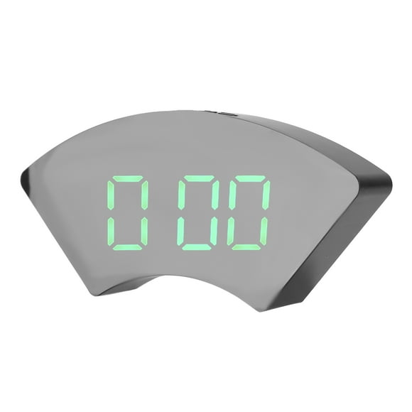 Radial Digital Mirror ClockClock Simple Electronic LED Mirror Clock Alarm Clock Unparalleled Experience