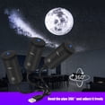 thumbnail image 5 of 2-in-1 Galaxy Projector Night Light, USB Portable Projector, Mini LED Projection Lamp with Adjustable Brightness for Bedroom Ceiling Wall Room Decor(Black), 5 of 5