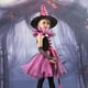 thumbnail image 2 of Disfraz de bruja para niñas, disfraz de Halloween, carnaval, fiesta, bruja infantil, bolsa, sombrero, traje de pájaro, 2 of 4