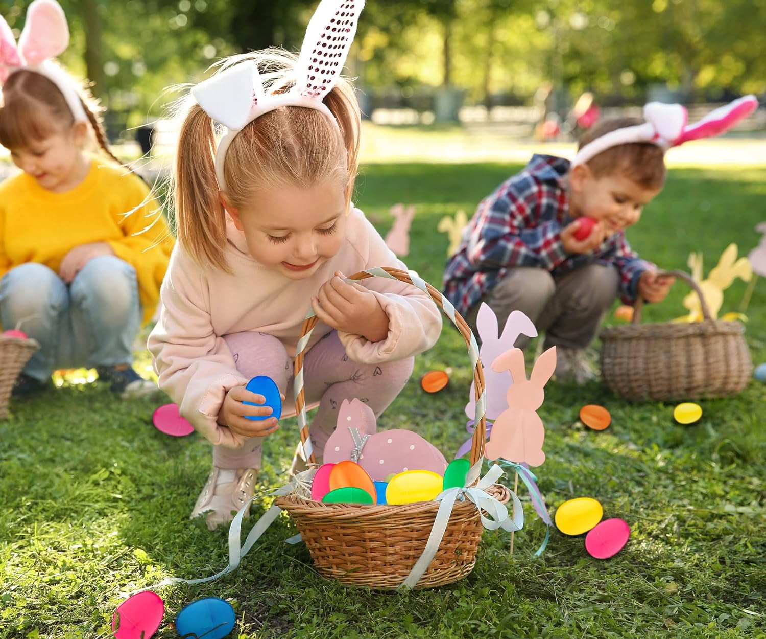 Maxygift Plastic Easter Eggs for Easter Celebrations Fillable Eggs, Multicolor, Gift Pack of 2000