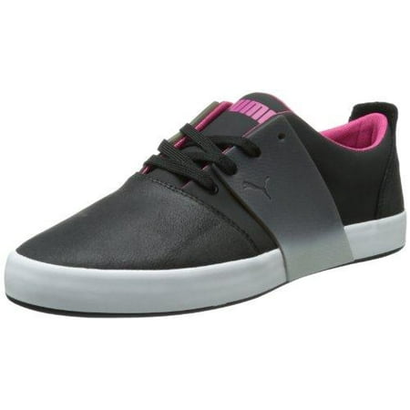 PUMA Men's EL Ace 3 Lo Dip Dye Classic Sneakers Shoes, Black / Beetroot (Best Way To Dye Shoes)