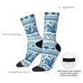 thumbnail image 4 of Pofeuu Sea Underwater Jellyfish Print Crew Socks, Adult Running Hiking Socks for Youth and Adult, 4 of 6