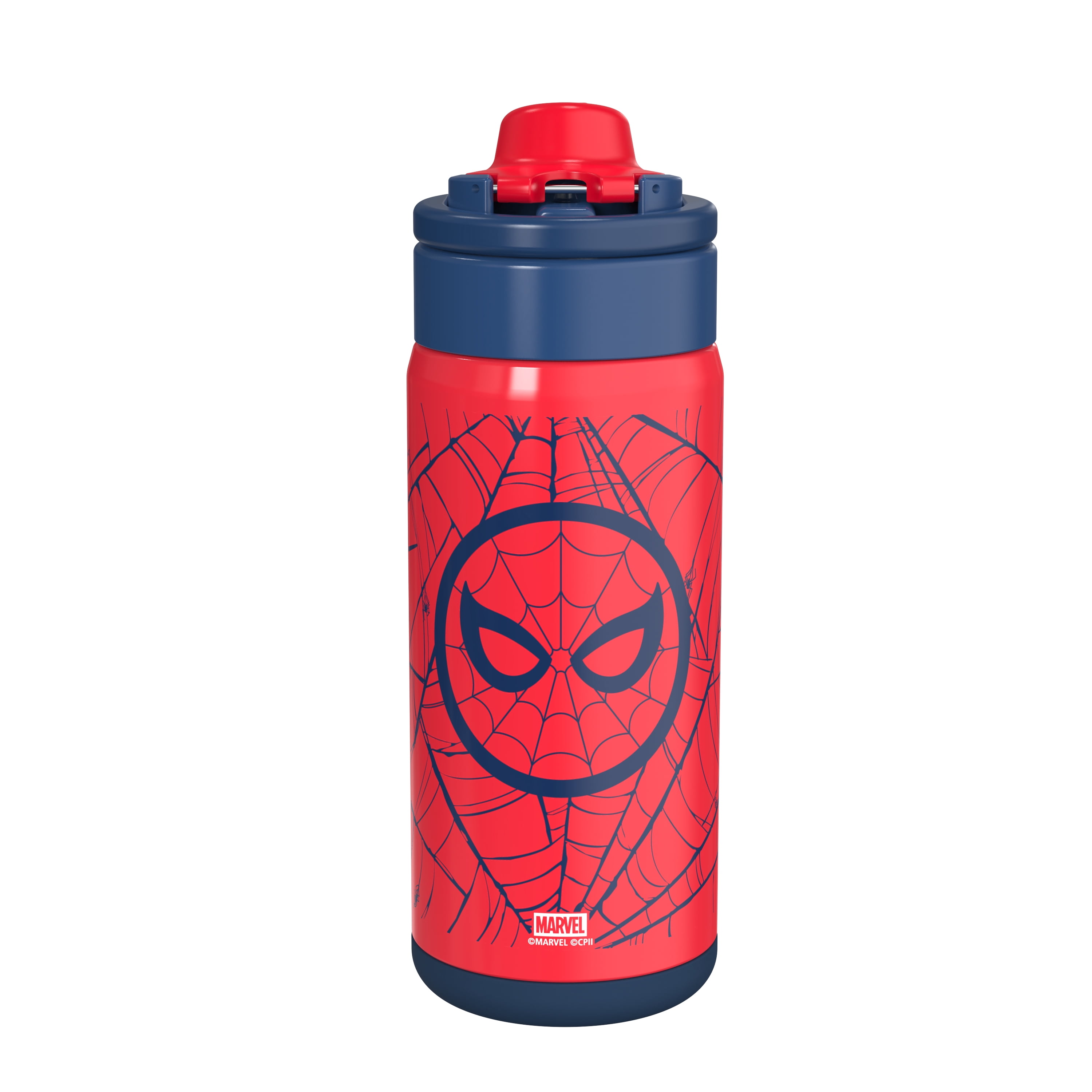 Zak Designs 14oz Spiderman Lincoln Water Bottle - Red