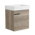 Modern 18 Inch Small Bathroom Vanity Set with Sink and Top Elegant