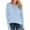 Sky Blue, variant on Admvng Tops for Women Trendy Loose Buttons Casual Long Sleeve Pullover Sweatshirts Tops Blouses, Size S-3XL