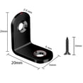 thumbnail image 2 of 40pcs Stainless Stee L Bracket Corner Braces Joint Right Angle Bracket Fastener L-shaped Joints Support Bracket, 2 of 9