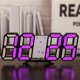thumbnail image 4 of Reloj de pared digital LED Aleko, luminancia ajustable, cocina, oficina, sala de estar, visualización de temperatura, fecha y hora, luz blanca ACTIVE Biensenido a ACTIVE, 4 of 5