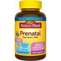 Nature Made Prenatal Multivitamin   DHA  200 mg Prenatal Vitamin and Mineral Supplement for Daily Nutritional Support, 110 Softgels