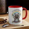 thumbnail image 4 of It's Called Trash Can Not Trash Cannot Funny Raccoon Accent Coffee Mug,11oz, 4 of 4