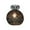 Black, variant on MOQIN Semi Flush Mount Ceiling Light with Rainbow Glass Shade - Hallway Lighting Fixtures Modern Close to Ceiling Light Fixtures for Kitchen Living Room Bathroom Entryway -Without Bulb
