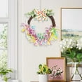 thumbnail image 6 of Easter Artificial Wreath Adorned with Colorful Eggs 3D Bunnies & Fancy Ribbons, Spring Party Festive Wreath, Door Hanging Ornament for Easter Holiday Home Indoor Outdoor Decor, 6 of 6