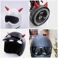 thumbnail image 3 of 4Pcs Devil Horns Motorcycle Helmet Decoration for Riding and Daily Use 1.6x1.2x1.2in, 3 of 8