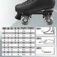 thumbnail image 2 of JZY Quad Roller Skates with Light-Up Wheels,High-Top Design for Women, Men & Teens, 2 of 7