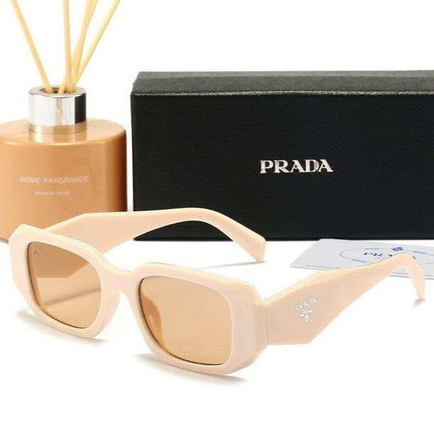Lentes De Sol Prada- Gafas de sol retro de moda de estilo europeo para viajes al aire libre Lentes De Sol Mujer Lentes De Sol Hombre Gao Jiahui unisex