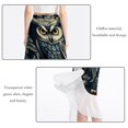 thumbnail image 2 of Owl Chiffon Summer Beach Dress for Women with Polyester Straps, 2 of 6