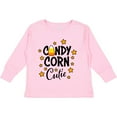thumbnail image 3 of Inktastic Candy Corn Cutie with Stars Girls Long Sleeve Toddler T-Shirt, 3 of 5