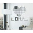 thumbnail image 5 of 300PCS Square Acrylic Mirror Mosaic Wall Stickers, 3D Waterproof Self-Adhesive Wall Tiles for Bedroom, Living Room, Office, Balcony and Commercial Spaces, 5 of 17