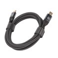 thumbnail image 4 of Cable USB C a USB C PD240W, interfaz USB 2.0 tipo C, 480 Mbps, cable de datos de doble extremo USB C macho a C macho, 150 cm, 4 of 14