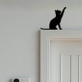 thumbnail image 6 of Wooden Cat Corner Decorations, Door Frame and Shelf Accent, Whimsical Home or Office Wall Art, Unique Decorative Crafts for Indoor Spaces and Gifts, 6 of 6
