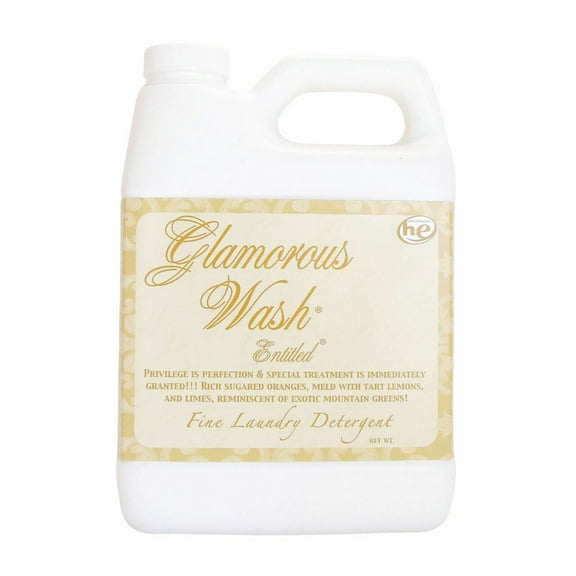 Tyler Candle Entitled Glamorous Wash Liquid Laundry Detergent, 24 Loads, 64 fl oz
