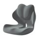 thumbnail image 2 of Cojín asiento y respaldo espuma viscoelástica, multiusos, cómodo, portátil, ergonómico, con soporte para la espalda, ideal para sillas Gris oscuro, 2 of 8