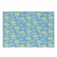 thumbnail image 1 of Luau Cutting Board, Repetitive Freshening Flowers in Gentle Soft Tones, Decorative Tempered Glass Cutting and Serving Board, in 3 Sizes, by Ambesonne, 1 of 2