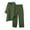 Army Green, variant on Scyoekwg Womens 2 Piece Outfits Button Long Sleeve Tops Wide Leg Pants Sweatsuit Sets Casual Fashion Two Piece Set Matching Outfits Sweatsuit Tracksuit (Navy,XXXL)