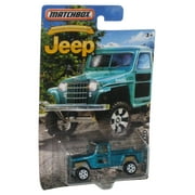 Matchbox Anniversary Jeep Willys 4x4 (2015) Teal Toy Truck