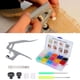 thumbnail image 4 of Botones De Costura, Juego De Cierre A Presión, Resina Práctica Brillante Resistente Profesional 15 Colores Para El Hogar Herramienta De Prensa Manual Costura De Mujer ANGGREK Snaps Pliers Set, 4 of 8