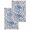 Blue, variant on Boho Pink Flowers Kitchen Dish Towels for Drying Dishes Set of 4, Colorful Floral Spring Vintage Botanical Waffle Weave Microfiber Hand Tea Bathroom Towels Quick Dry & Absorbent Towel 12x12