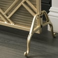 thumbnail image 6 of GDF Studio Jalama Single Panel 18.17 lbs Iron Fireplace Screen, Gold, 6 of 6