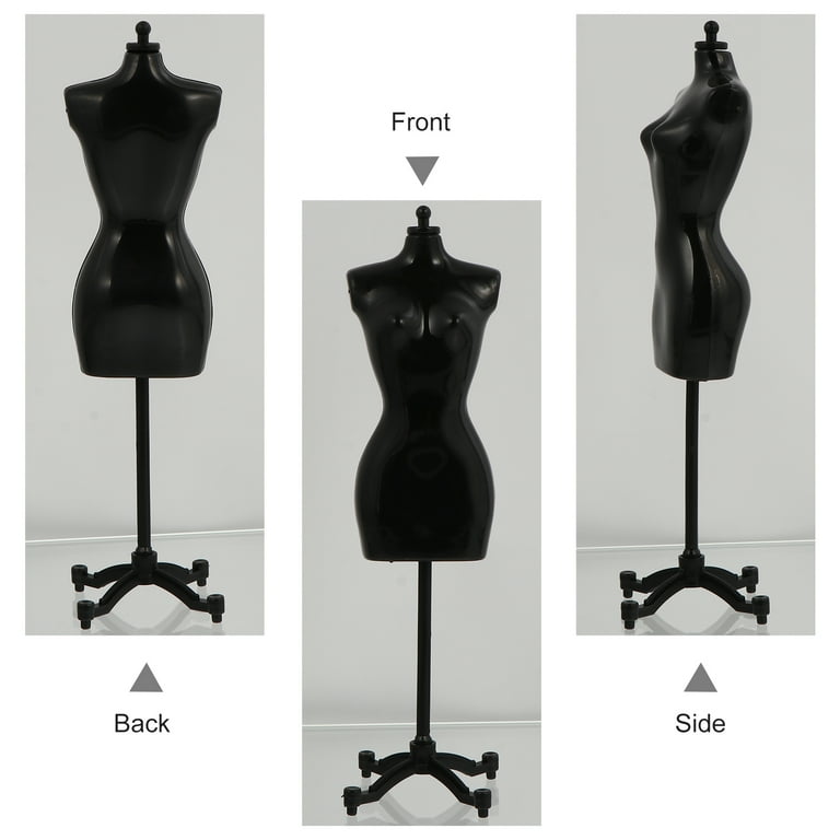 6pcs DIY Display Clothes Mannequin Stand Plastic Dress Mannequin