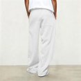 thumbnail image 6 of RJMDKXZ Mens Sweatpants Fleece Baggy Wide Leg Lounge Workout Pant Casual Elastic Waist Drawstring Opne Bottom Sweatpants for Men with 3 Pockets, 6 of 7