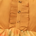 thumbnail image 6 of LWNYDPLSD Maxi Dress Evening Dress Dresses for Wedding Guest Long Sleeve Velvet Dress Little Girls Clothes Girl Clothes Size 6 Clothes for 1 Year Old, Yellow 2-3 Years, 6 of 7