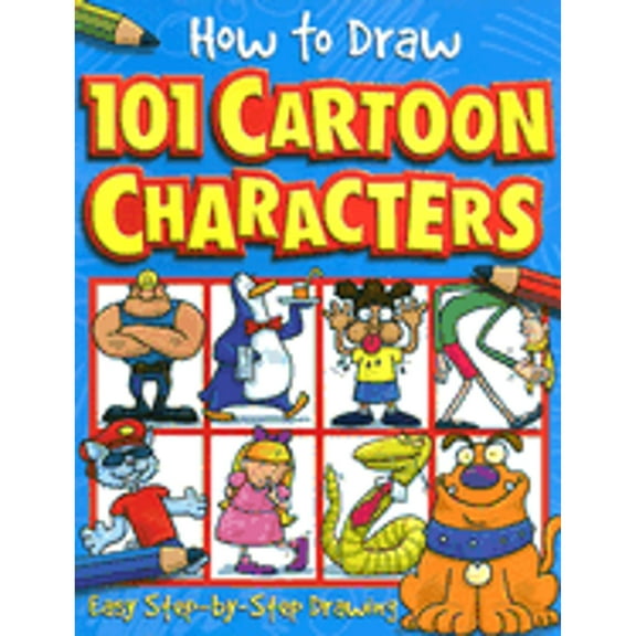 Pre-Owned How to Draw 101 Cartoon Characters (Paperback) by Dan Green