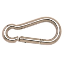 Campbell T7630406 Spring Snap Link, 1/4 in, 160 lb Working Load, Stainless Steel