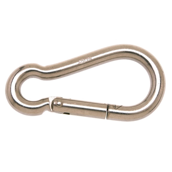 APEX TOOLS GROUP LLC T7630436 7/16" Stainless Steel Spring Snap Link