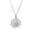 Silver, variant on For My Granddaughter Rotating Sunflower Fidget Necklace 19.8 Inches Stainless Steel Pendant Gift From Grandma